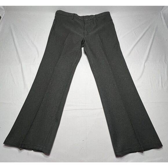 Wrangler Wrancher 82HK Men's Dark Gray Casual Western Pants - Size 42x29.5 - Picture 1 of 5